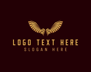 Aviary - Elegant Luxury Wing logo design