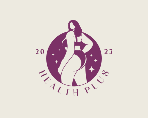 Sexy Woman Body Bikini logo design