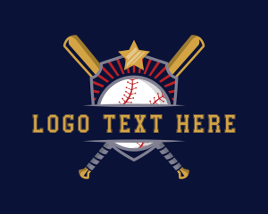 Player - Baseball League Sport logo design