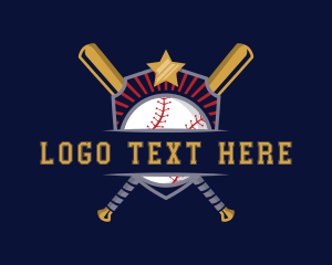 Baseball League Sport Logo