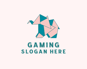 Paper Elephant Origami  Logo