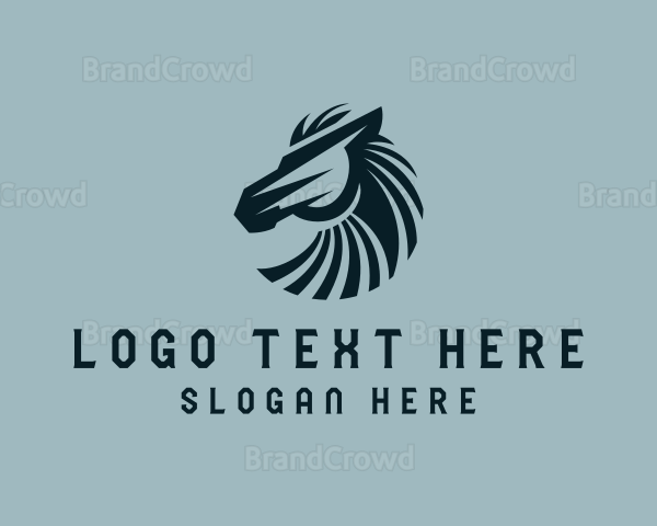 Horse Stallion Thoroughbred Logo