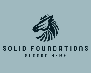 Horse Stallion Thoroughbred  Logo