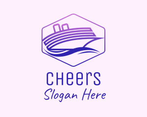 Seaman - Minimalist Cruise Ship logo design