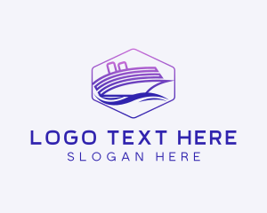 Pier - Seafarer Ferry Ship logo design