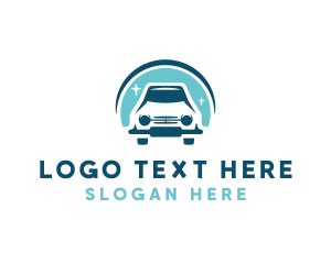 Transport - Car Wash Cleaning Sparkle logo design