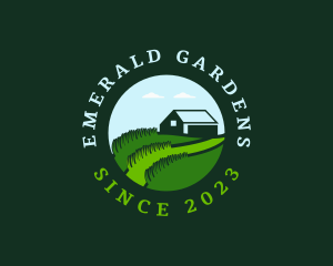 Greenhouse Lawn Field  logo design