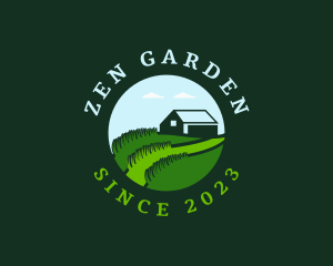 Greenhouse Lawn Field  logo design