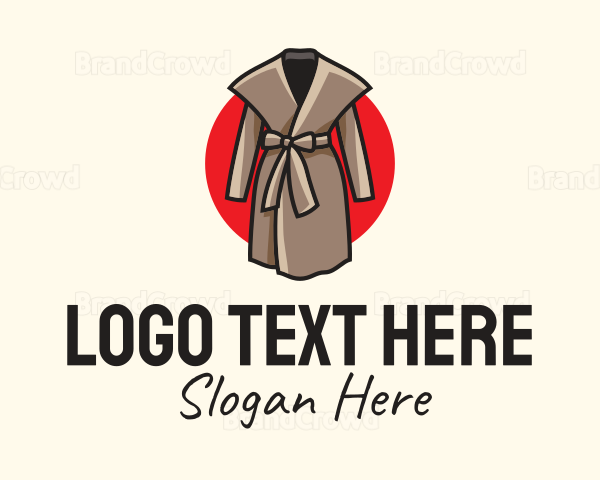 Brown Kimono Fashion Logo