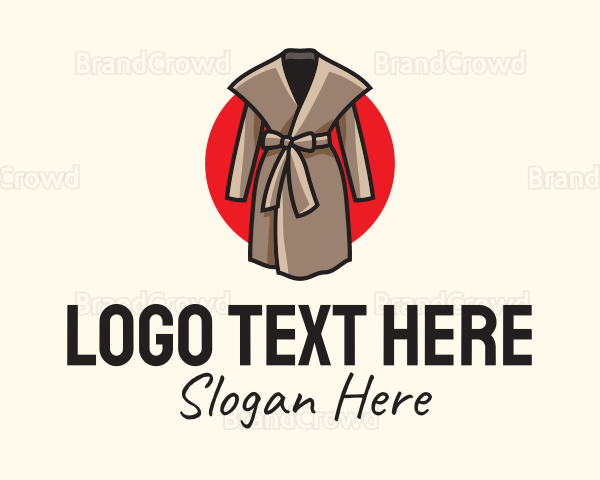 Brown Kimono Fashion Logo