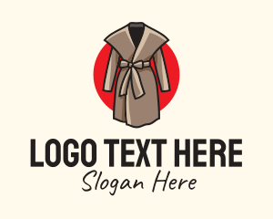 Girl - Brown Kimono Fashion logo design