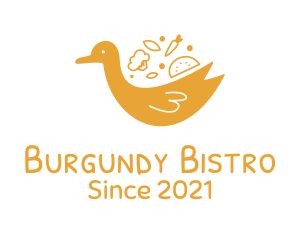 Yellow Duck Cuisine logo design