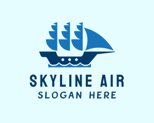 Cruise - Nautical Sailing Ship logo design