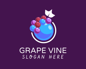 Grape - Bubblegum Grape Jam logo design