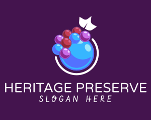 Bubblegum Grape Jam logo design