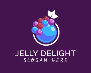 Jelly - Bubblegum Grape Jam logo design