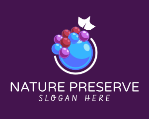Preserve - Bubblegum Grape Jam logo design