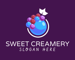 Bubblegum Grape Jam logo design