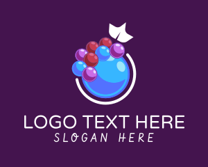 Fresh - Bubblegum Grape Jam logo design