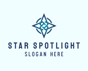 Travel Nautical Star  logo design