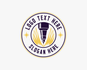 Laser - Laser Machinery Technician logo design