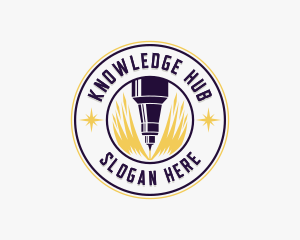 Laser - Laser Machinery Technician logo design