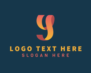 Technology - Modern Technology Ribbon Letter Y logo design