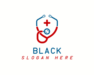 Stethoscope Cross Healthcare  Logo