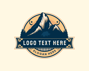 Cliff - Matterhorn Mountain Switzerland logo design