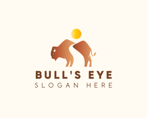 Bull Mountain Bison logo design