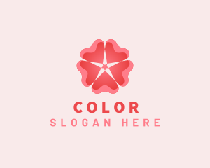 Flower Petal Salon Logo