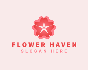 Flower Petal Salon logo design