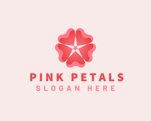 Flower Petal Salon logo design