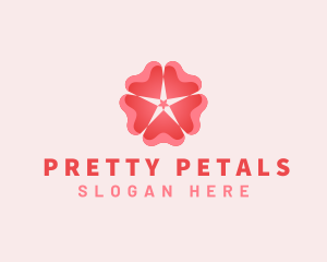 Flower Petal Salon logo design