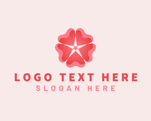 Yoga - Flower Petal Salon logo design