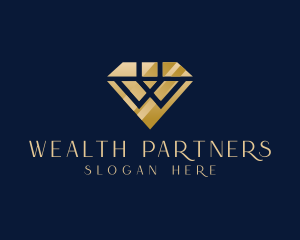 Diamond Boutique Letter W logo design