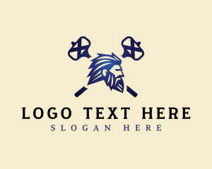 History - Caveman Stone Hammer logo design