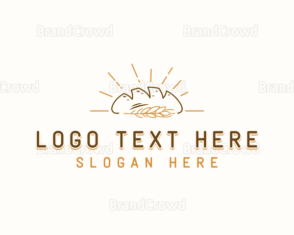 Wheat Bread Baker Logo