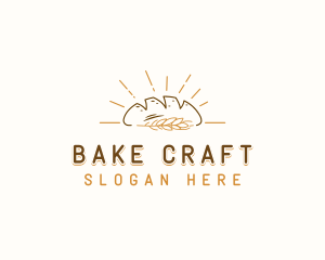 Wheat Bread Baker logo design