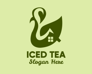 Green Leaf House  logo design