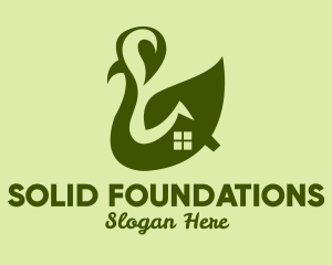 Sustainability - Green Leaf House logo design