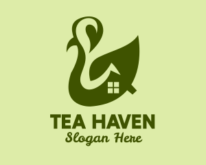 Green Leaf House  logo design