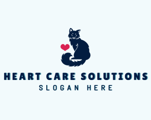 Veterinary Cat Pet logo design