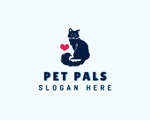 Veterinary Cat Pet logo design