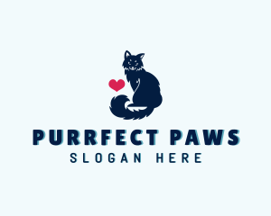 Veterinary Cat Pet logo design