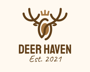 Royal Deer Cafe  logo design