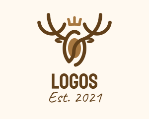 Wild - Royal Deer Cafe logo design