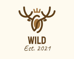 Cappuccino - Royal Deer Cafe logo design