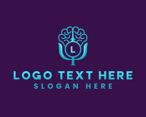 Psychology Mental Brain logo design