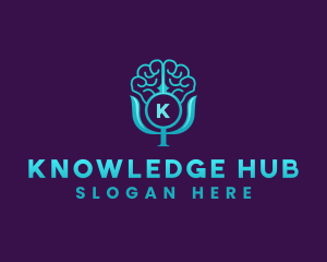 Psychology Mental Brain logo design